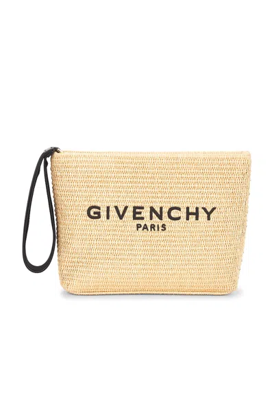 Givenchy Logo Pouch In Brown