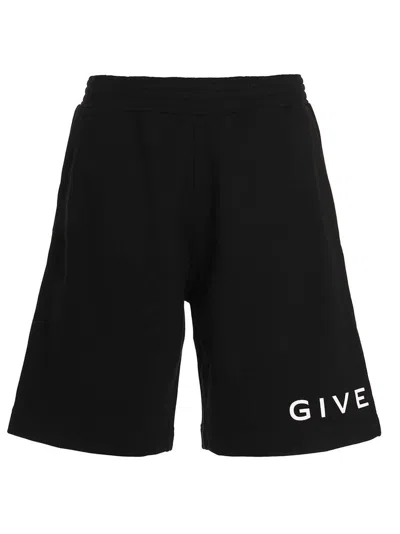 Givenchy Logo Print Bermuda Shorts In Multicolor