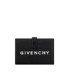 Givenchy Logo-print Bi-fold Leather Wallet In Black