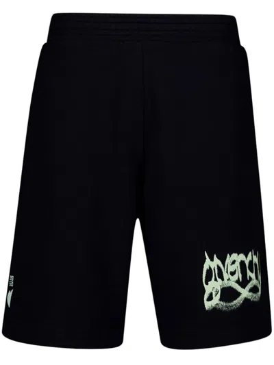 Givenchy Logo-print Boxy Cotton Shorts In Black