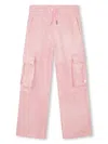 Givenchy Logo-print Cargo Pants In 粉色
