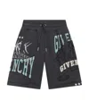 Givenchy Logo-print Drawstring Shorts In Black