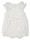 Givenchy Logo-print Cotton Bodysuit In 白色