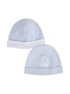Givenchy Logo-print Cotton Hat (set Of Two) In Blue