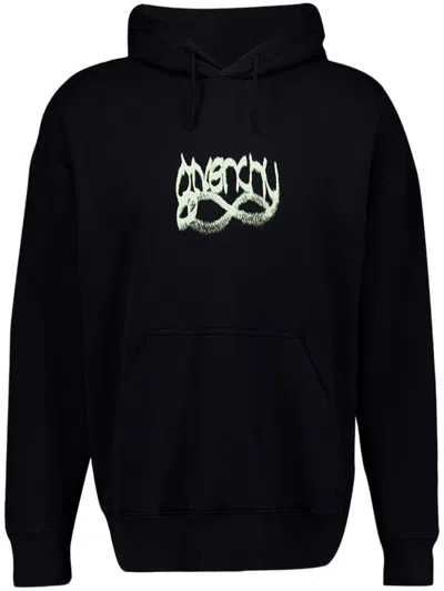 Givenchy Printed Hooded Sweatshirt In Black