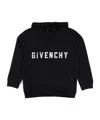 Givenchy Logo-print Cotton Hoodie In Black