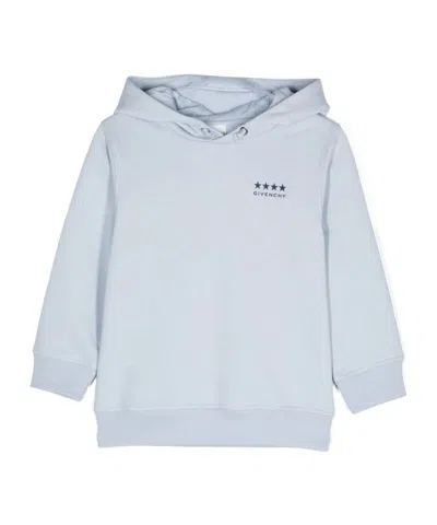 Givenchy Kids' Logo-print Cotton Hoodie In White