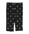 Givenchy Logo-print Cotton Leggings In Black