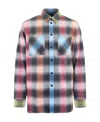Givenchy Cotton Oversized Shirt Side Slits In Gray