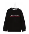 Givenchy Logo-print Cotton Sweatshirt In Black