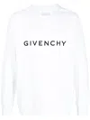 Givenchy Logo-print Cotton Sweatshirt In White