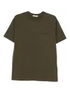 Givenchy Cotton T-shirt With Stamp Print Clothing In Green