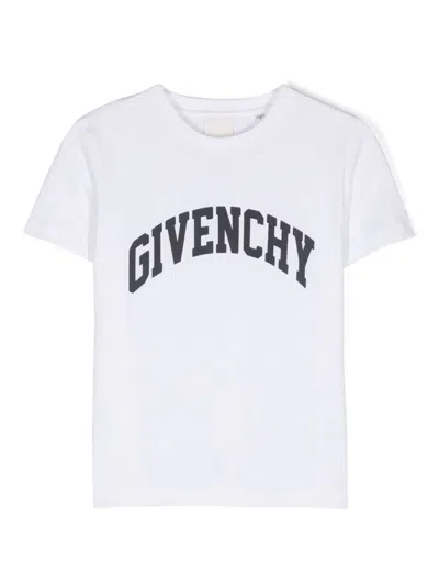 Givenchy Logo-print Cotton T-shirt In 白色