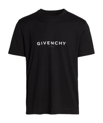 GIVENCHY GIVENCHY LOGO PRINTED CREWNECK SLIM FIT T-SHIRT