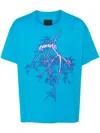 Givenchy T-shirt Mit Logo-print In Blau