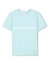 Givenchy Logo-print Cotton T-shirt In Blue