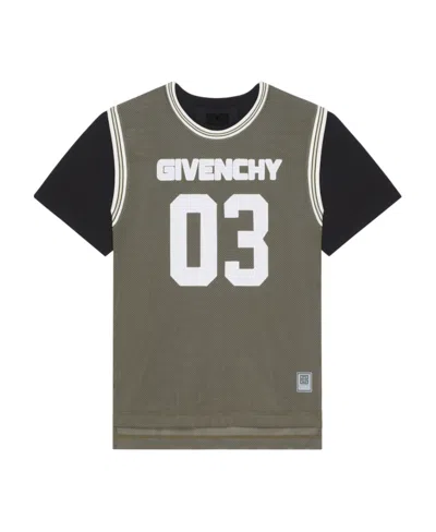 Givenchy Logo-print Cotton T-shirt In Green