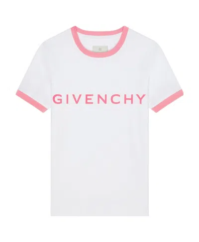 Givenchy Logo-print Cotton T-shirt In White