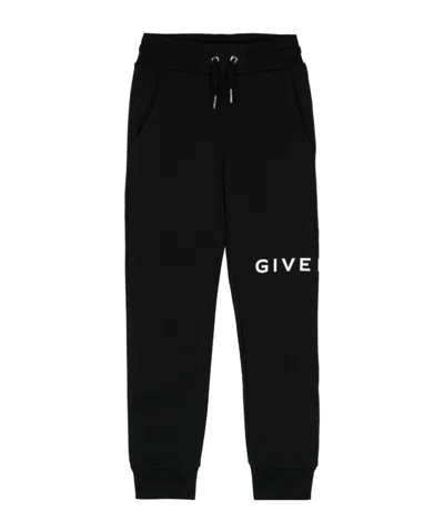 Givenchy Logo-print Cotton Track Pants In Black