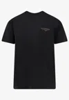 Givenchy Cotton T-shirt With Stamp Print Clothing In Black