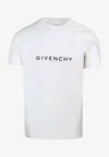 Givenchy Reverse Logo T Shirt In White