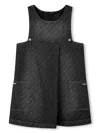Givenchy Logo-print Denim Dress In Black