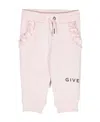 Givenchy Logo-print Detail Track Pants In Pink