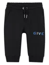 Givenchy Logo-print Drawstring Trousers In Black
