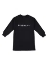 Givenchy Dress Fleece Logo In Black