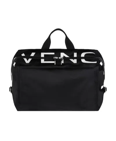 Givenchy Logo-print G-zip Holdall In Black