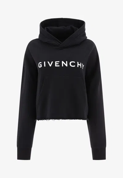 Givenchy Logo Print Hooded Sweatshirt