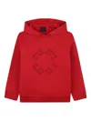 Givenchy Logo-print Hoodie In Red