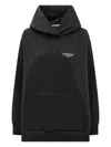 Givenchy Logo Printed Oversized Hoodie In Black