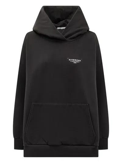 GIVENCHY LOGO-PRINT HOODIE