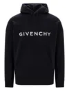 Givenchy Logo-print Hoodie In Black