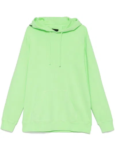 Givenchy Logo Print Hoodie In Green