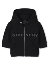 Givenchy Black Sweatshirt For Baby Boy With Logo In Schwarz