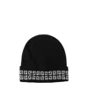 Givenchy Logo-print Knitted Beanie In Black