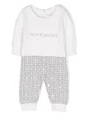 Givenchy Logo-print Knitted Romper In White