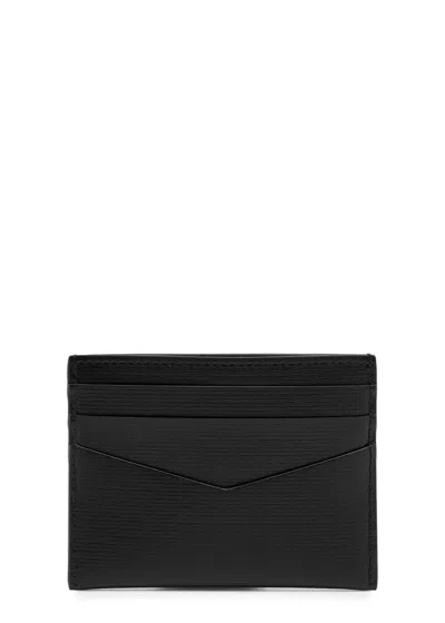 Givenchy Logo-print Leather Card Holder In Black