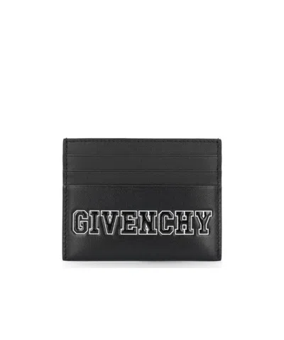 Givenchy Logo-print Leather Cardholder In Black