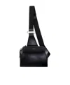 Givenchy Logo-print Leather Crossbody Bag In Black