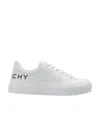 Givenchy City Sport Low-top Sneaker In Creamy White With Raffia Detailing In White
