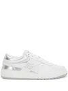 Givenchy G Move Sneakers In Mixed Leathers In 白色
