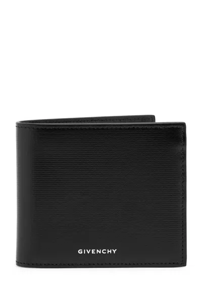 Givenchy Logo-print Leather Wallet In Black