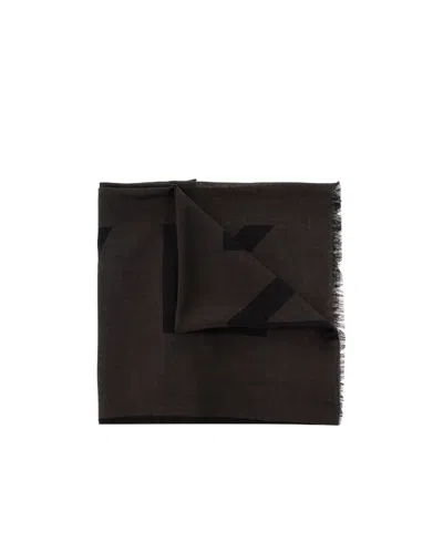 GIVENCHY LOGO-PRINT MODAL-CASHMERE SCARF