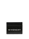 Givenchy Kartenetui Mit Monogramm-print In Black