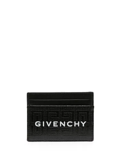 Givenchy Kartenetui Mit Monogramm-print In Black