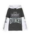 Givenchy Logo-print Multi-panel Top In Black