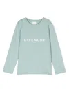 Givenchy Logo-print Organic-cotton T-shirt In Blue